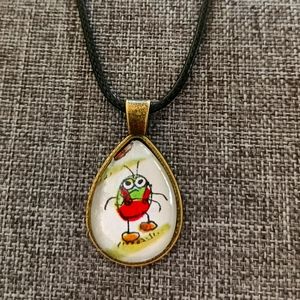 Richard Scarry Bug necklace 1970s book page